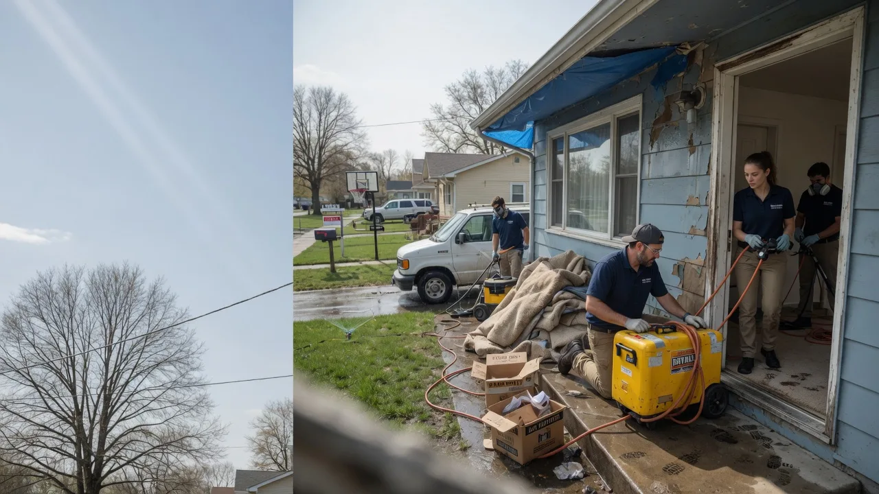 Basement Flood Cleanup in Marion, IL near me